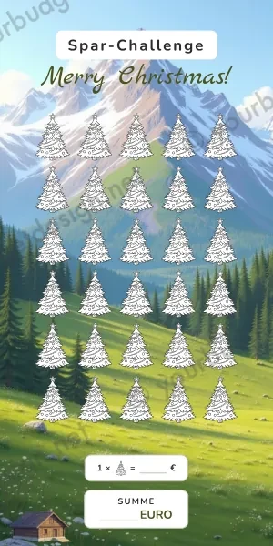 Christmas Challenge im Almhütte Design
