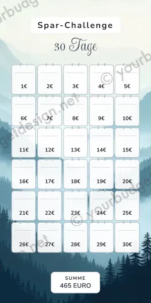 30 Tage Challenge im Bergtempel Pagode Design