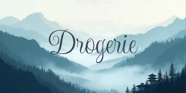 Deckblatt Drogerie im Bergtempel Pagode Design