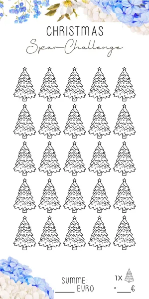 Christmas Challenge im Blue Flower Design