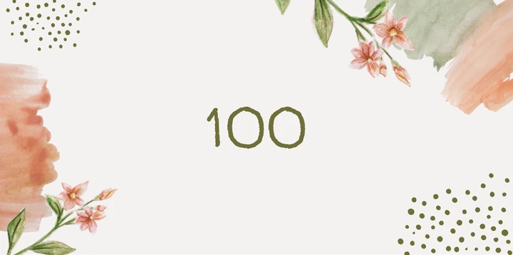 Platzhalterkarte 100 Euro im Blumen Design