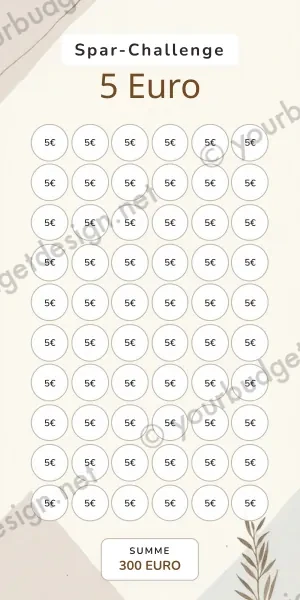 5 Euro Challenge im Business Feine Linien Design