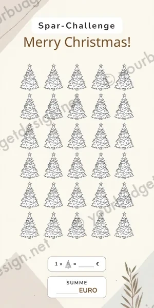 Christmas Challenge im Business Feine Linien Design