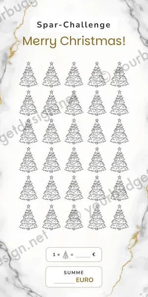 Christmas Challenge im Business Marmor Grau Design