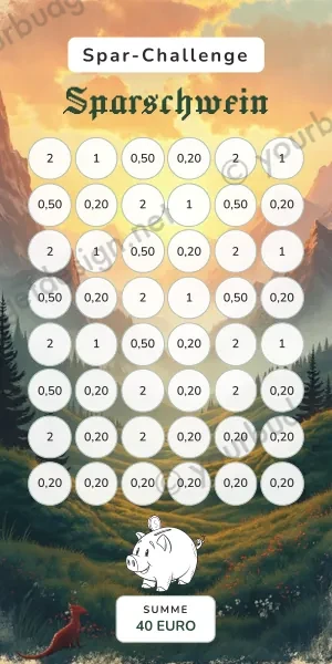 Sparschwein Challenge im Drache Fantasy Design