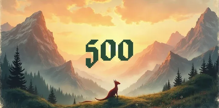 Platzhalterkarte 500 Euro im Drache Fantasy Design