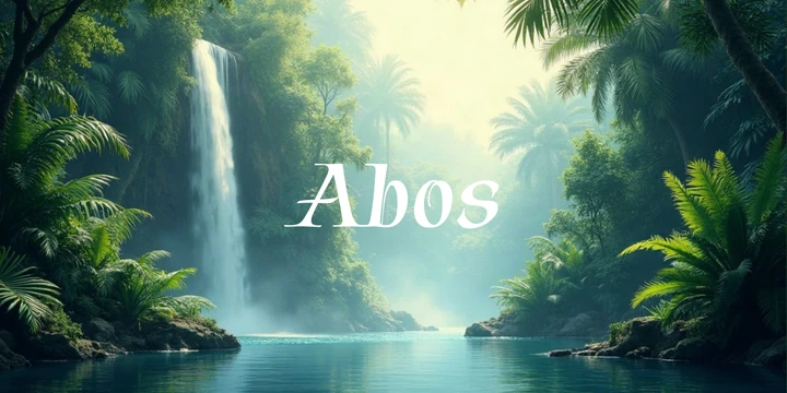Deckblatt Abos im Dschungel Wasserfall Design