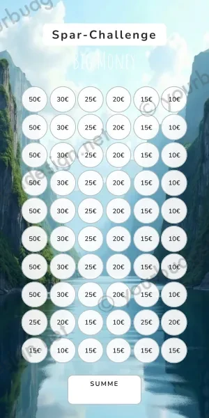Big Money Challenge im Fjord Wasserfall Design