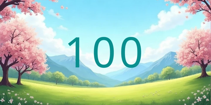 Platzhalterkarte 100 Euro im Frühlingswiese Design