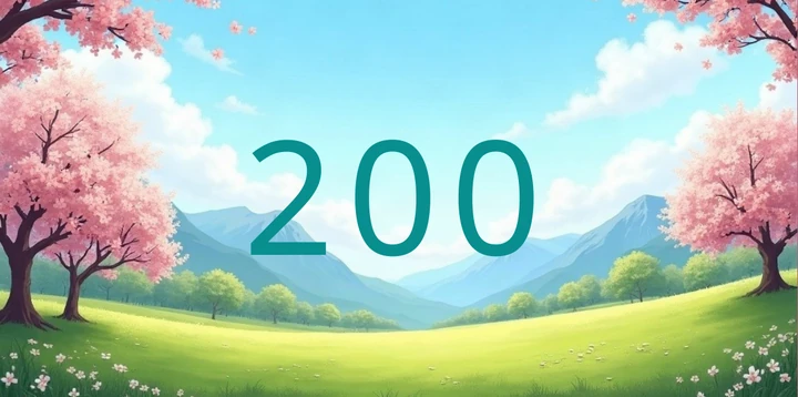 Platzhalterkarte 200 Euro im Frühlingswiese Design