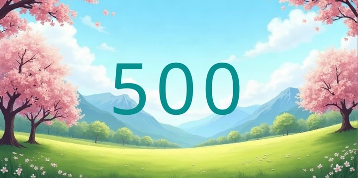 Platzhalterkarte 500 Euro im Frühlingswiese Design