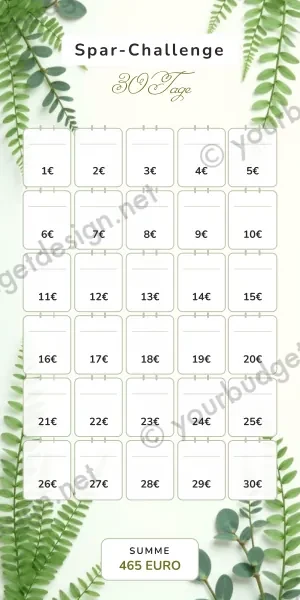 30 Tage Challenge im Greenery Farn Design