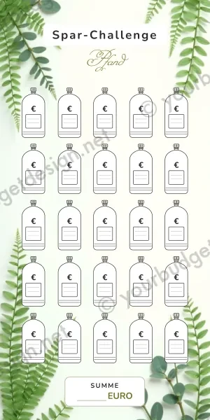 Pfand Challenge im Greenery Farn Design