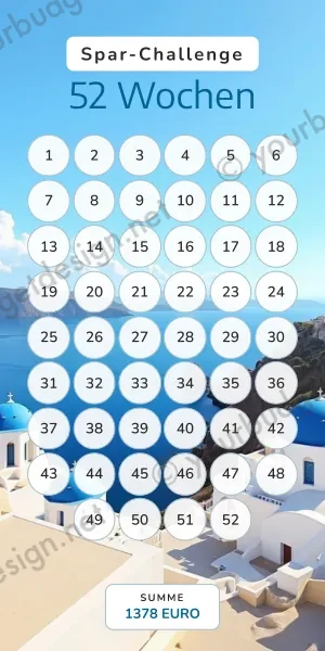 52 Wochen Challenge im Griechisches Inseldorf Design