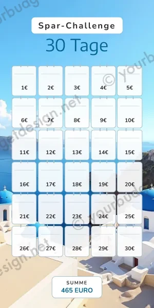 30 Tage Challenge im Griechisches Inseldorf Design