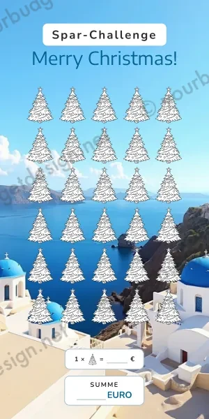 Christmas Challenge im Griechisches Inseldorf Design