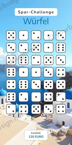 Würfel Challenge im Griechisches Inseldorf Design