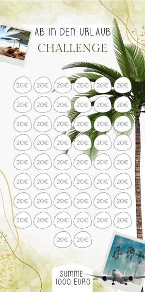 Ab in den Urlaub Challenge im Grüne Blätter Design