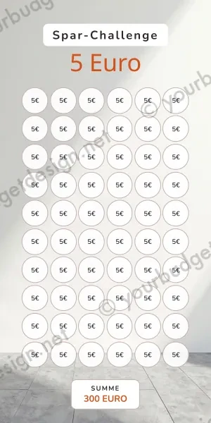 5 Euro Challenge im Herren Beton Minimal Design