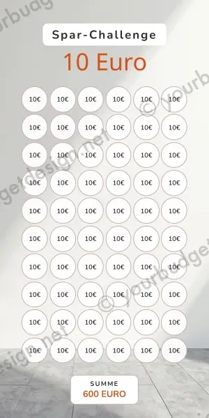 10 Euro Challenge im Herren Beton Minimal Design