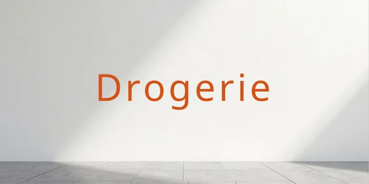 Deckblatt Drogerie im Herren Beton Minimal Design