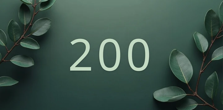 Platzhalterkarte 200 Euro im Herren Dunkelgrün Blatt Design