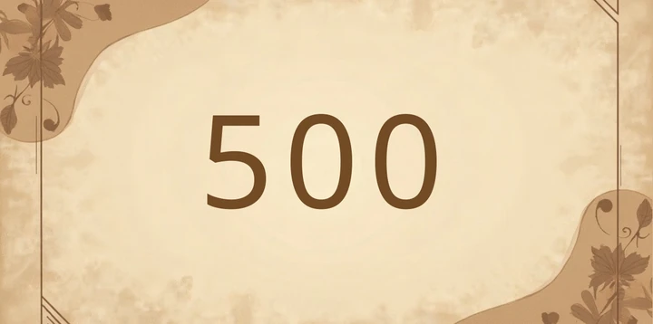 Platzhalterkarte 500 Euro im Herren Kraftpapier Design