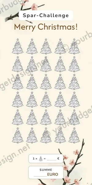 Christmas Challenge im Japandi Zweige Design