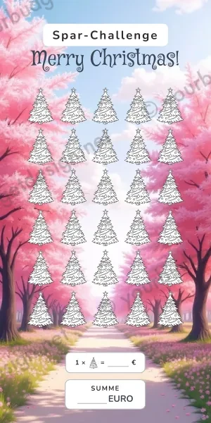 Christmas Challenge im Kirschblüten Allee Design