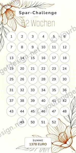 52 Wochen Challenge im Line Art Design