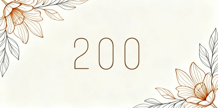 Platzhalterkarte 200 Euro im Line Art Design