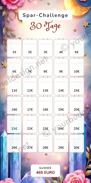 30 Tage Challenge im Magie Kristalle Design