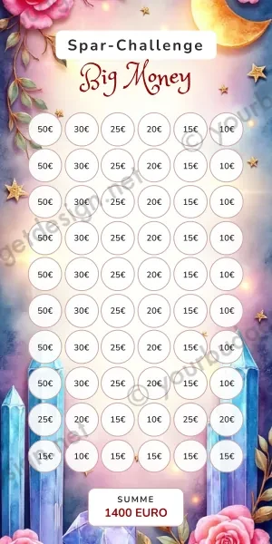 Big Money Challenge im Magie Kristalle Design