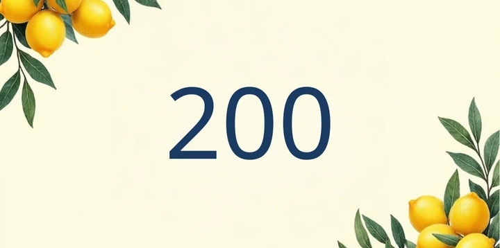 Platzhalterkarte 200 Euro im Mediterrane Zitronen Design