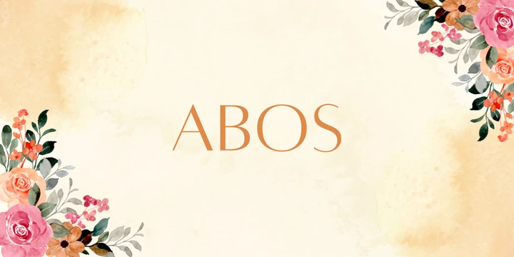 Deckblatt Abos im Orange Flower Design