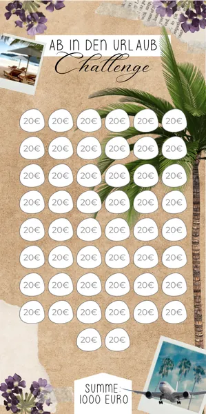 Ab in den Urlaub Challenge im Purple Paper Design