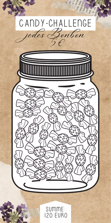 Candy Sparchallenge im Purple Paper Design