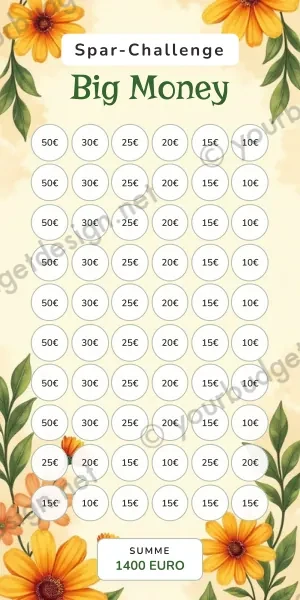Big Money Challenge im Retro 70er Design
