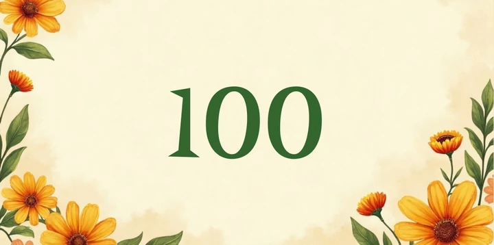 Platzhalterkarte 100 Euro im Retro 70er Design