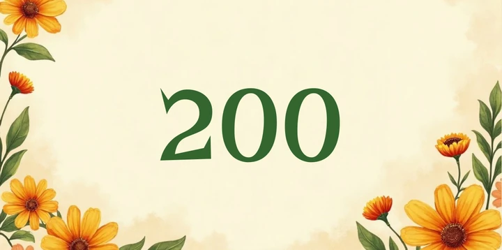 Platzhalterkarte 200 Euro im Retro 70er Design