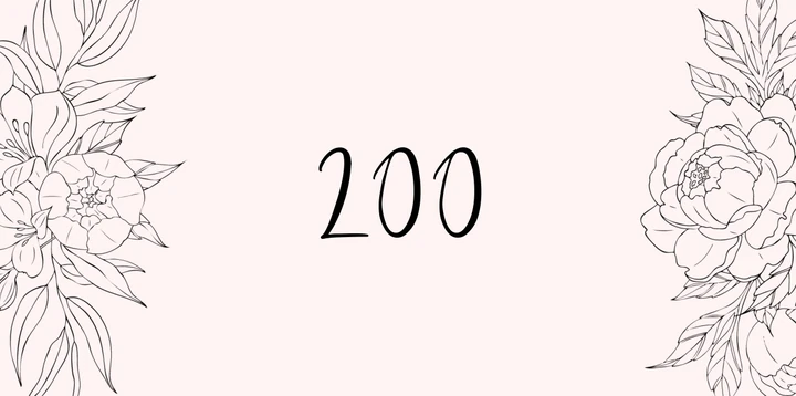 Platzhalterkarte 200 Euro im Rosa-Schwarz Design