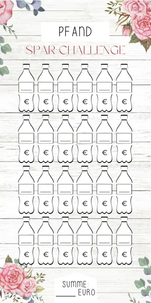 Pfand Challenge im Rosé Design