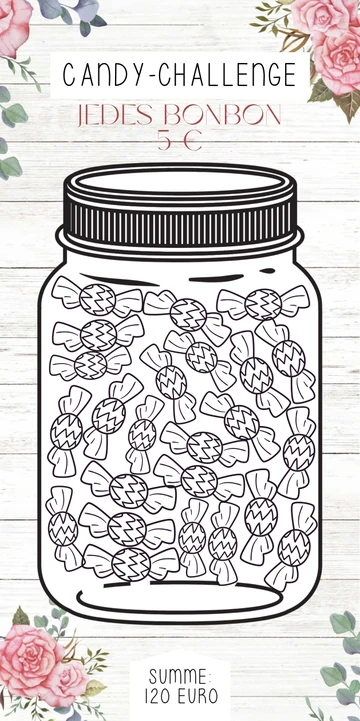 Candy Sparchallenge im Rosé Design
