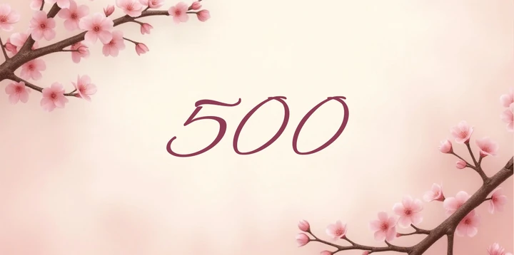 Platzhalterkarte 500 Euro im Sakura Japanisch Design