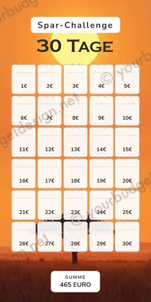 30 Tage Challenge im Savanne Akazie Design