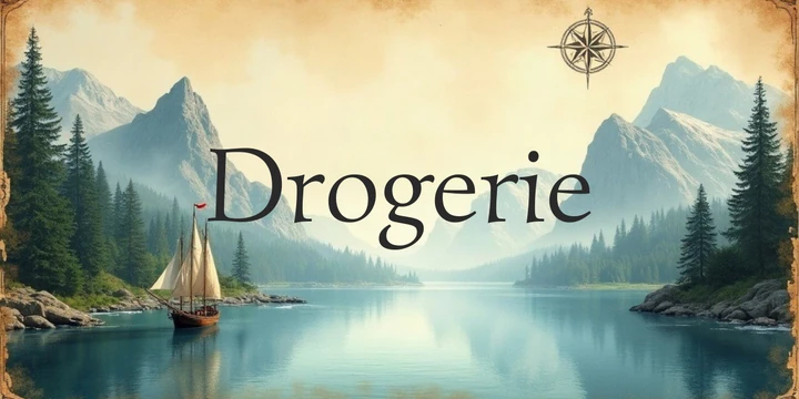 Deckblatt Drogerie im Schatzkarte Abenteuer Design