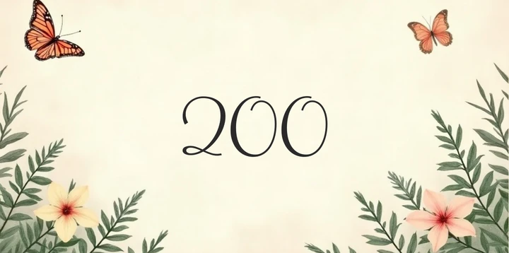 Platzhalterkarte 200 Euro im Schmetterlinge Botanik Design