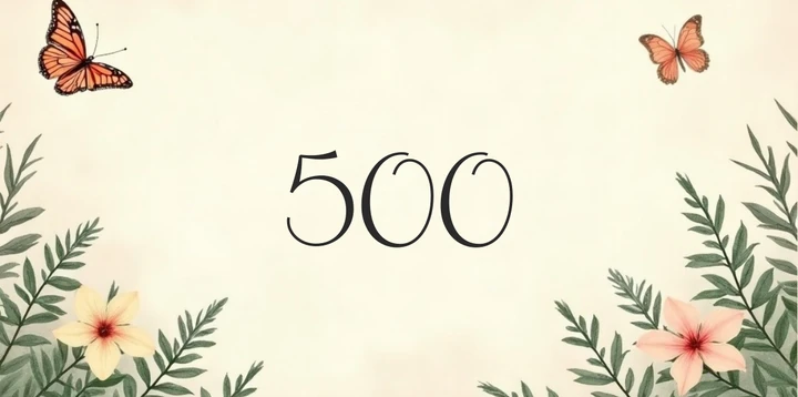 Platzhalterkarte 500 Euro im Schmetterlinge Botanik Design