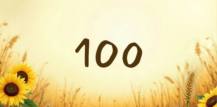 Platzhalterkarte 100 Euro im Sonnenblumen Design