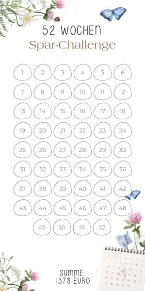 52 Wochen Challenge im Spring Design